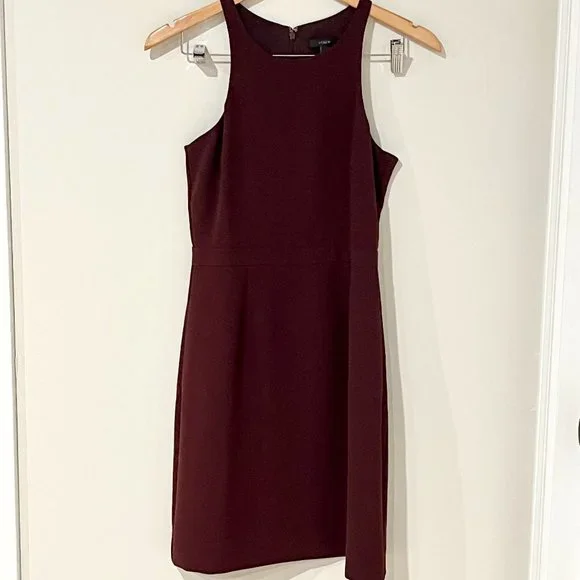 sachin and babi light blue dress Burgundy Classic Satin Holiday Dress - Size: XL main image 1